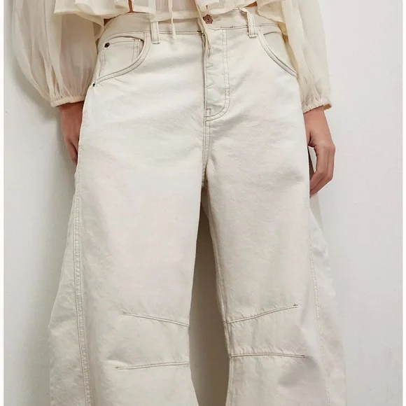 We The Free Good Luck Mid-Rise Barrel Jeans - Picture 13 of 14